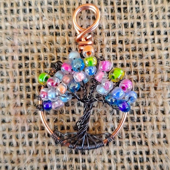 Handmade tree of life pendant - Picture 1 of 2